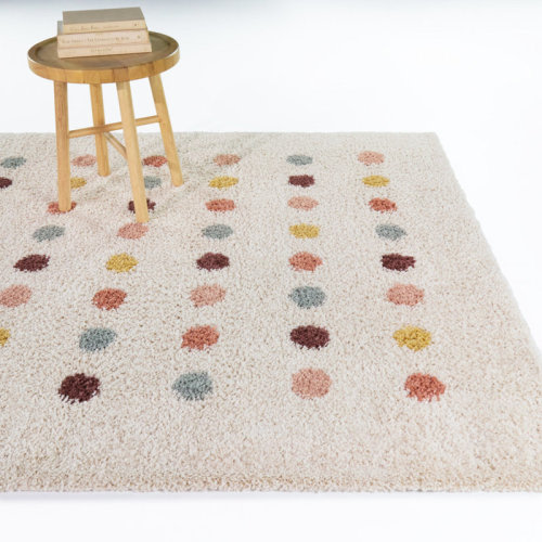 Balta Rugs Janel Multi-Color Kids Multi-Color Dots Area Rug | Wayfair