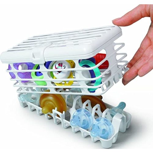 Prince Lionheart Made in USA High Capacity Dishwasher Basket for Infants Bottle Parts and Accessories 100 Percent Recycled Plastic