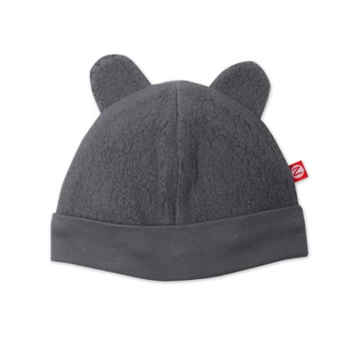 Zutano Cozie Fleece Hat - Gray - 3 Months