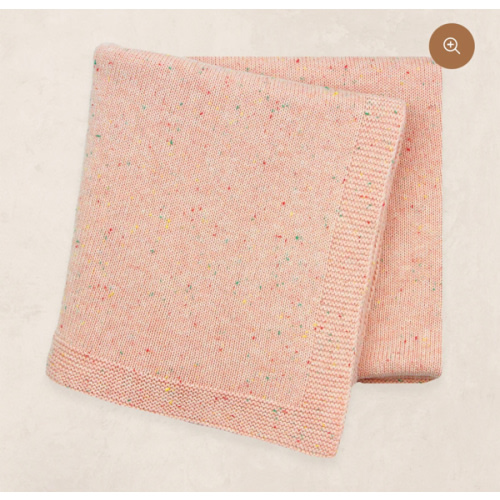Knit Blanket - Petal Speckle
