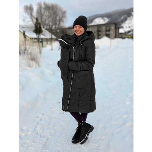 3-in-1 Babywearing Winter Jacket: Maternity & Postpartum Coat