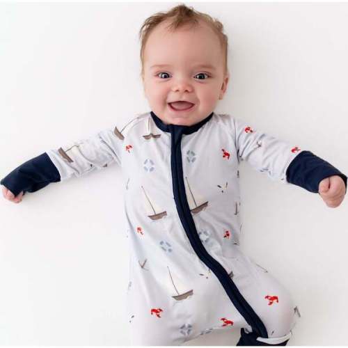 Sailboats Convertible Romper Sailboats - Bamboo Little | Maisonette