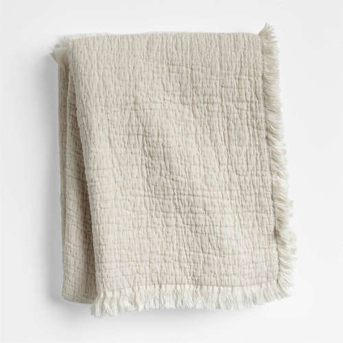 Supersoft Organic Cotton Gauze Stone Tan Kid Blanket