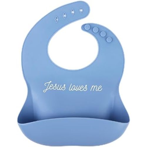 Silicone Bibs for Babies and Toddlers, Two Pack, Adjustable, Waterproof, BPA Free