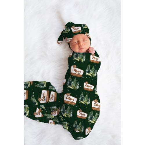 National Park Forest Swaddle Set, Forest Personalized Swaddle, Mountains Nursery Theme, Adventure Swaddle Blanket, National Park Nursery M36