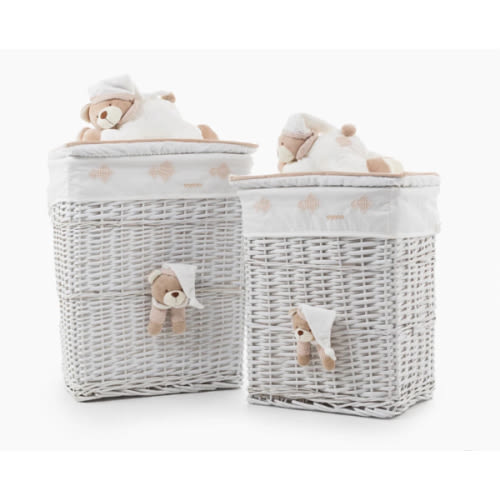 Square Laundry Basket Set - Blue