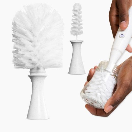 Jool Baby Replacement Heads for Electric Bottle Brush - White