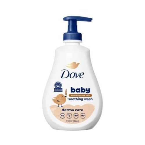 Baby Dove Derma Care Soothing Baby Body Wash & Shampoo with Colloidal Oatmeal - 13 fl oz: Paraben-Free, Sulfate-Free, Dye-Free, No Fragrance Added
