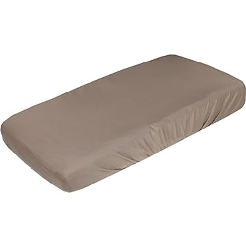 Copper Pearl Premium Knit Changing Pad Cover Soft, Stylish, and Universal Fit for All Standard Diaper Changing Pads, Trendy Design Changing Pad Covers, Gobi