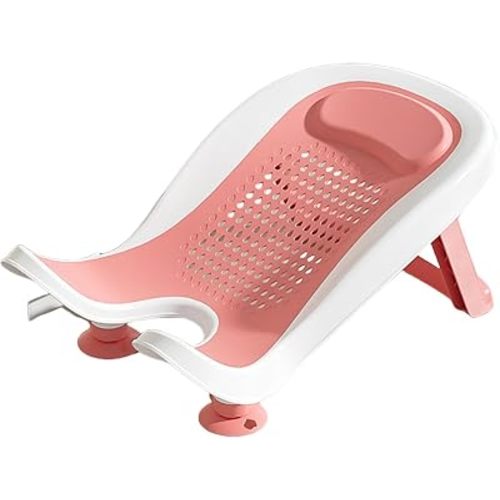 2025 New Baby Bathtub for Sink Baby Bath, Newborn Butt Washing Tool, Bathtub Seat for Baby Accessories, Hip Washing Tool with Foldable Stand for Counter Sink and Bathtub Infant Bath Rack