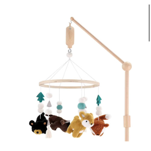 Western Woods Baby Musical Crib Mobile