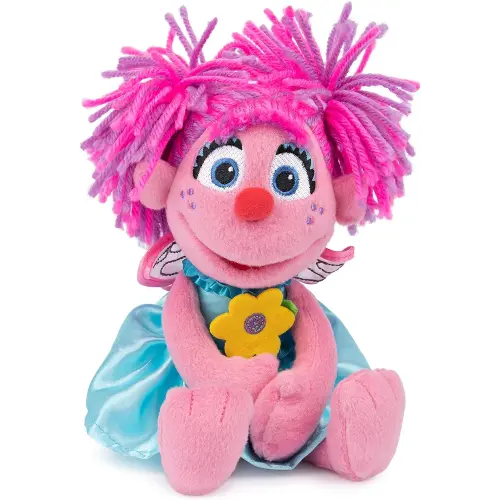 GUND Sesame Street Official Abby Cadabby Muppet Plush, Premium Plush Toy for Ages 1 & Up, Pink/Blue, 11”