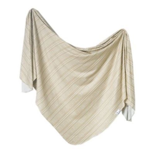 Copper Pearl Knit Swaddle Blanket - Bliss