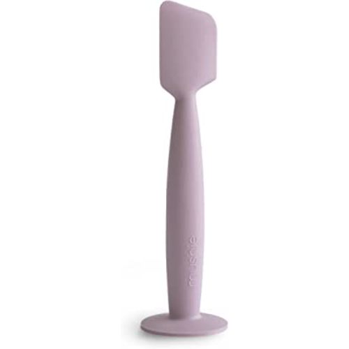 mushie Diaper Cream Applicator Soft Silicone with Suction Base (Soft Lilac)