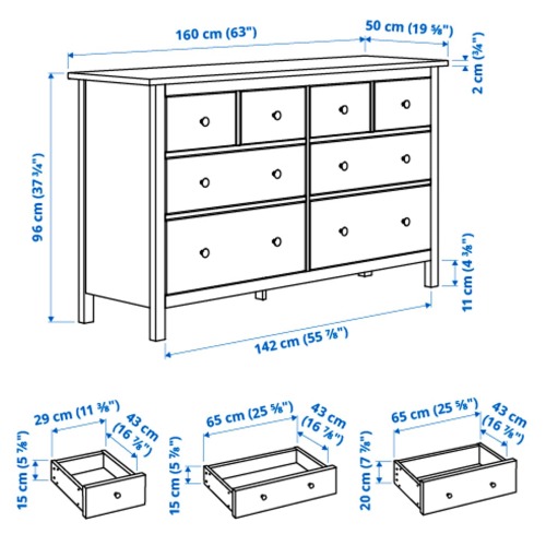 IKEA HEMNES Dresser