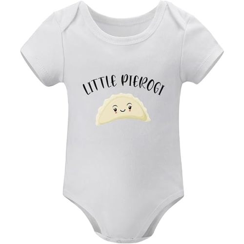 Little Pierogi Baby Bodysuit Infant Boys Girls Clothes Funny Newborn Romper