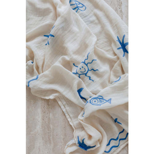 Bamboo Swaddle Wrap - Sardinia