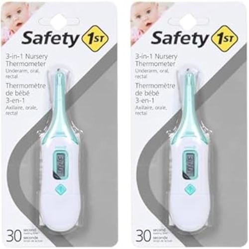 Safety 1st 3-in-1 Nursery Thermometer, Analog (Pack of 2)