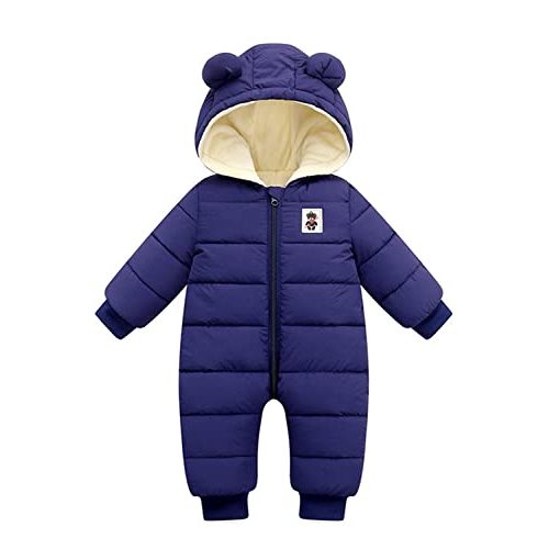 Newborn Snowsuit Baby's Romper Jumpsuit Winter Coats Warm Down Coat Cute Padded Windproof Onesie for infant girls boys