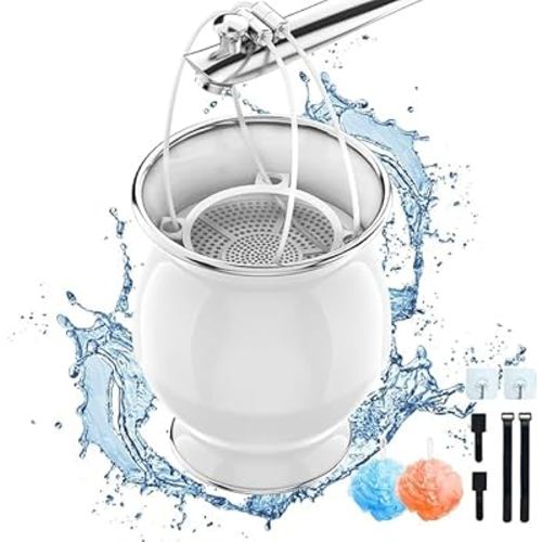 Bath Filter for Tub, 9 Stages Bath Ball Filter Removes Contaminants, Bathtub Water Filter for Water Purifier, 5000 Gallons of Filtration, Shower Filter for Healthier Hair and Skin, BPA Free