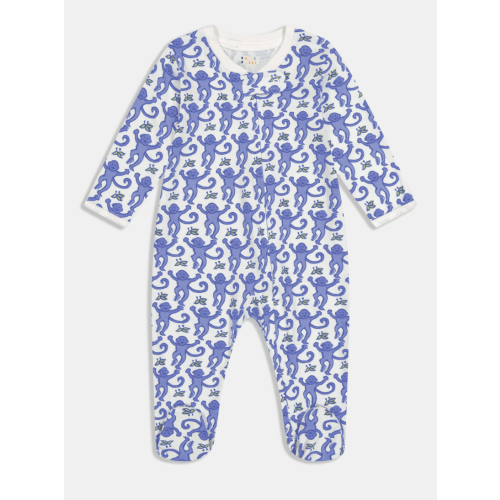 Infant Monkey Zipper Footie | 3-6M