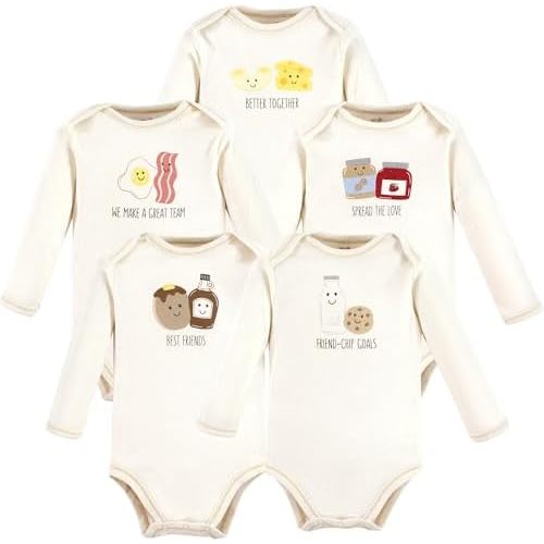 Luvable Friends Touched by Nature Long-Sleeve Bodysuits 5pk