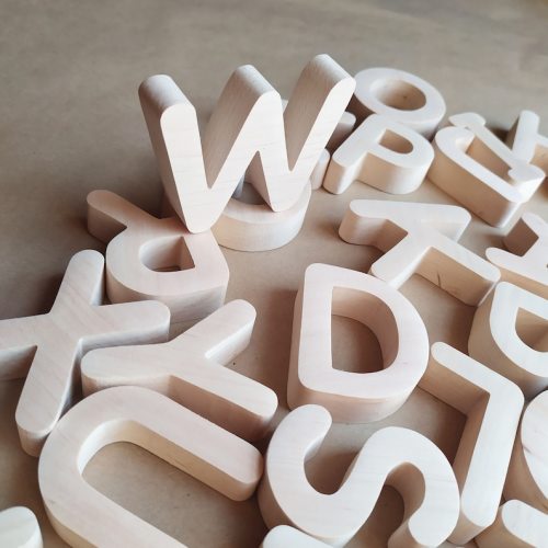 Montessori Alphabet Wooden Magnetic Alphabet Letters Abc - Etsy