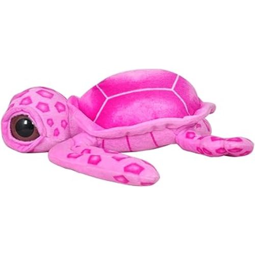 Cuddly Emulation Sea Turtle Soft Stuffed Animals Toys Doll,Tortoise Plushie Toys and Best Gifts for Baby Toys (Pink, 7 ")