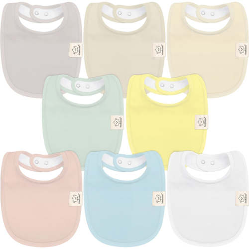 8-Pack Urban Drool Bibs (Dawn) Dawn