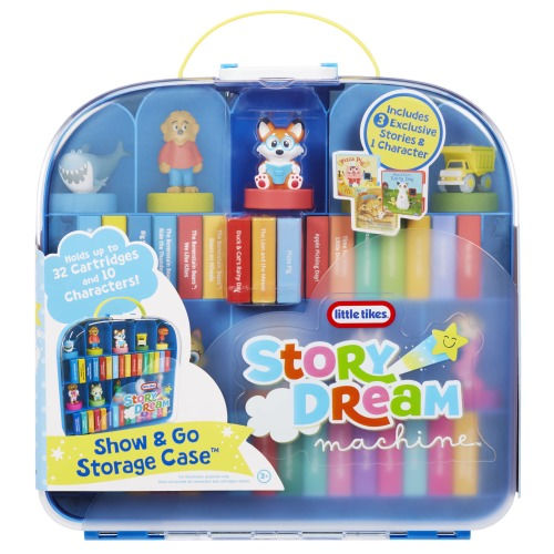 Little Tikes Story Dream Machine Show & Go Storage Case with Exclusive Characters & Book Projector Collections