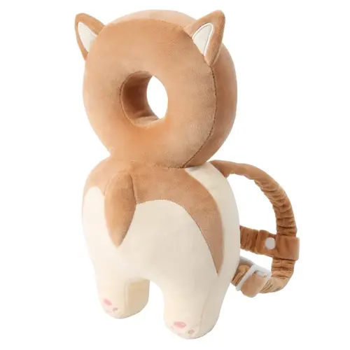 Baby Head Protector Backpack -Soft & Lightweight Pads - Prevents Bebes Backward Fall Corgi