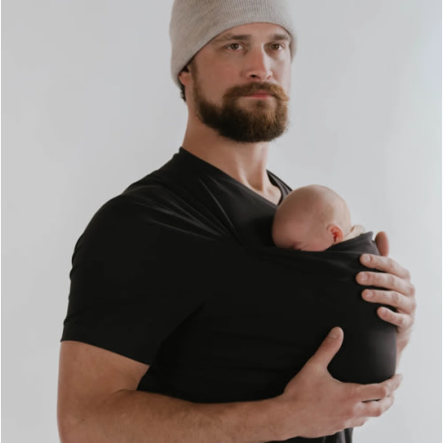 Lalabu Dad Shirt | Original Babywearing T-Shirt with Kangaroo Pouch | Baby Wrap Carrier for Newborns & Infants | Baby Wrap Carrier for Newborns | Essential for new Dads