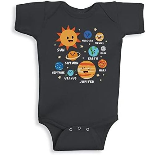 TATY Kids Cute Planet List Baby Infant Bodysuit