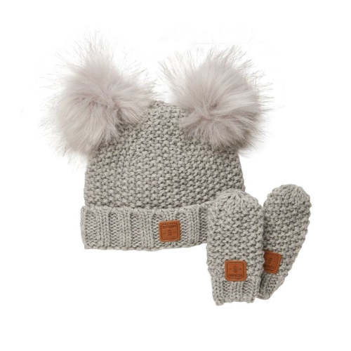 Adorable Knit Toque and Mittens Set - Infants | Snuggle Bugz | Canada's Baby Store