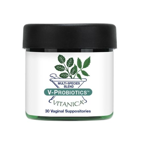 Vitanica V-Probiotics Vaginal Suppositories, Multi-Species Probiotic Blend, 2 Billion CFU, Formulated by Dr. Tori Hudson