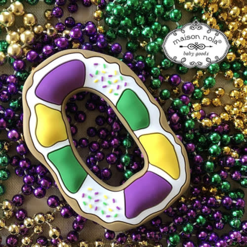 King Cake Silicone Teether | Maison Nola