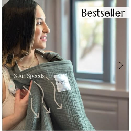 The Nursing Cool Cover with Built-in Fan — As Seen On Shark Tank - Lady Alpha -The Nursing Cool Cover