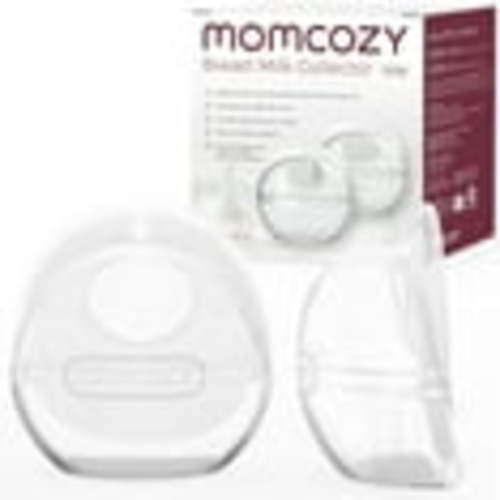 Momcozy Breast Milk Collector for Breastfeeding, Reusable Breast Milk Shells (3oz/90ml, 2 Count)