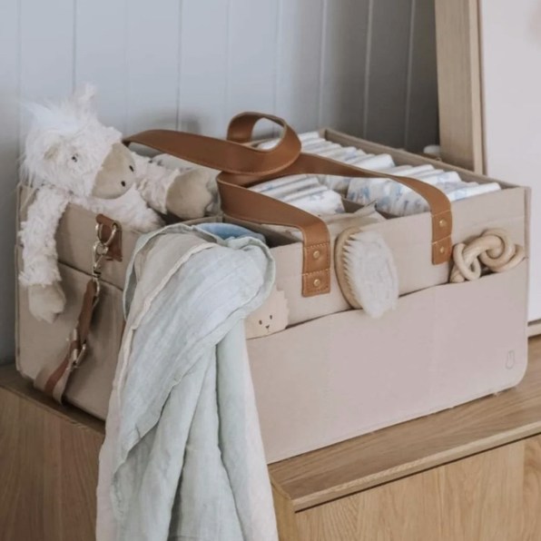 Baby Caddy Organiser | Nappy Storage Caddy for Mums – Bunnie Caddie