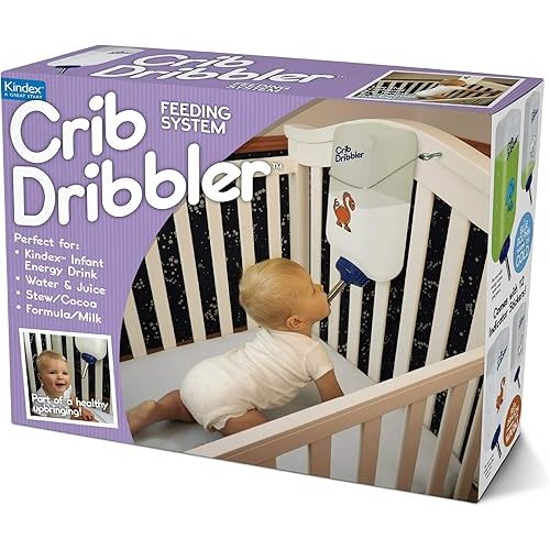 Prank-O Crib Dribbler Gag Gift Empty Box, Birthday Gift Box, Wrap Your Real Present in a Convincing and Funny Fake Gift Box, Practical Joke for Birthday Presents, Holidays, Parties