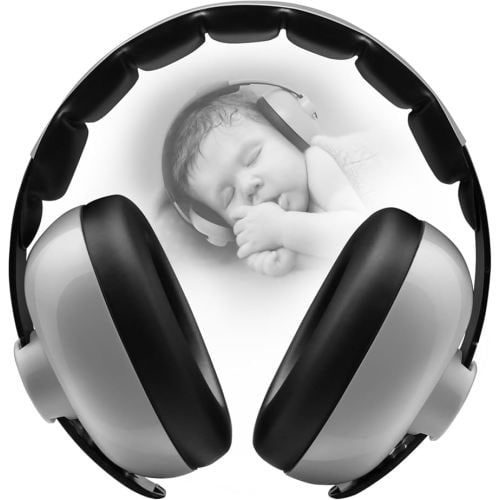 Baby Ear Protection Noise Cancelling Headphones for Babies for 3 Months to 3 Years - Grey