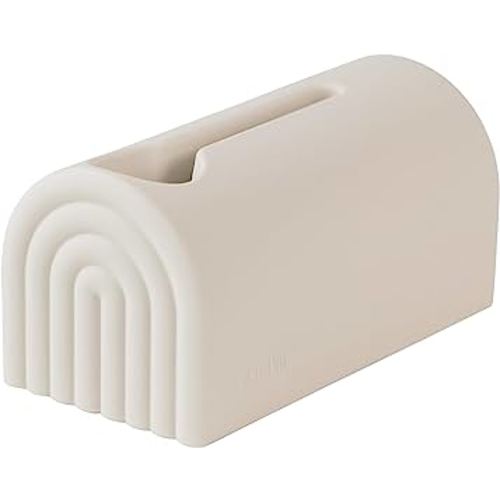 mushie Bath Spout Cover | Soft Silicone Bathtub Faucet Safety Guard for Kids | Universal Fit (Shifting Sand)