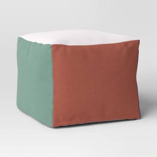 Color Block Dorm Pouf - Room Essentials™, Color: Colorful