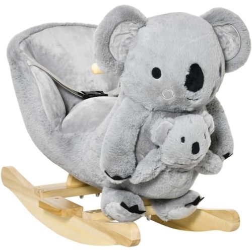 Interactive Koala Rocker with Realistic Animal Sounds - A Wholesome Playtime Experience for Kids Aged 1.5 to 3 Years