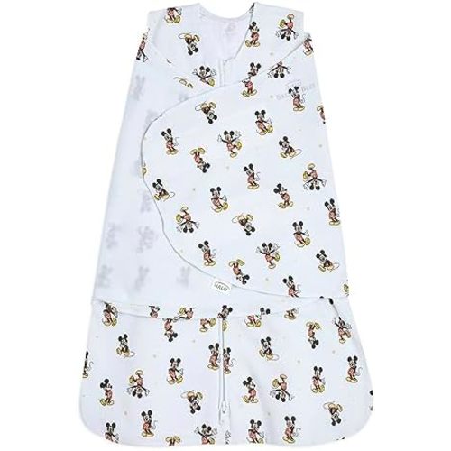 HALO 100% Cotton Sleepsack Swaddle, 3-Way Adjustable Wearable Blanket, TOG 1.5