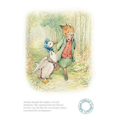 Beatrix Potter - Jemima with Mr. Fox