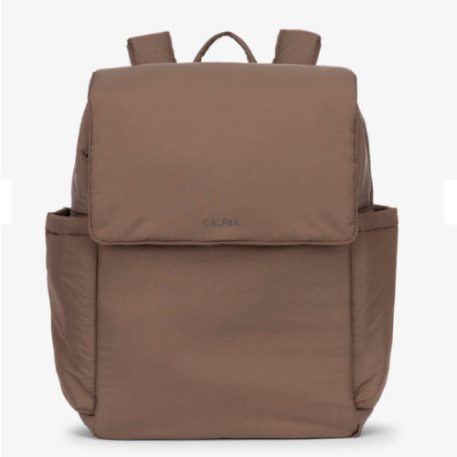 Diaper Backpack with Laptop Sleeve - HAZELNUT