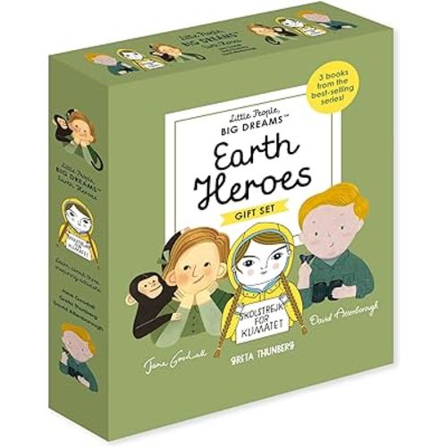 Little People, BIG DREAMS: Earth Heroes: 3 books from the best-selling series! Jane Goodall - Greta Thunberg - David Attenborough