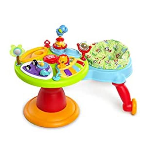 Amazon.com: Bright Starts 3-in-1 Around We Go Activity Center & Table Ages 6 months Plus : Baby