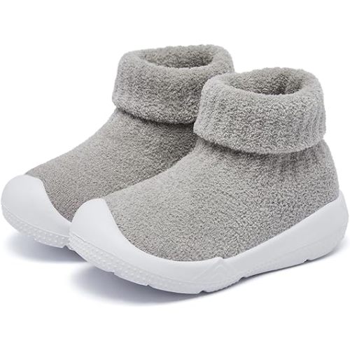 MORENDL Baby Sock Shoes Toddler Walking Shoes Infant Slippers Boys & Girls Non-Slip Sneakers